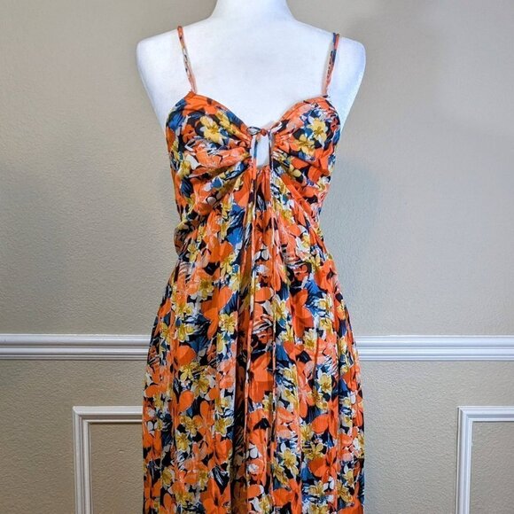 Free People Dresses & Skirts - Free People Mulberry Floral Maxi Dress